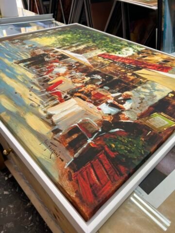 Stampa su tela con cornice - decoro parete sassari - Centro stampa e corniceria Feeling at home ad Alghero