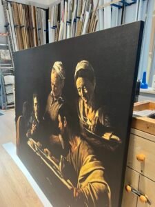 Stampa d'arte su tela intelaiata con telaio in legno