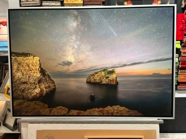 Stampa foto alghero foradada con cornice