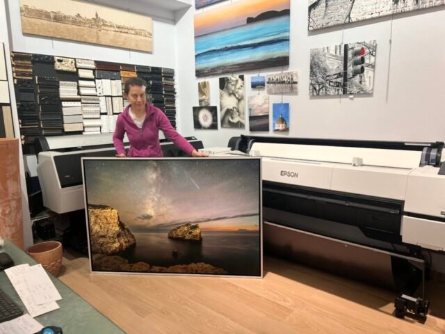 Stampa foto alghero foradada via lattea