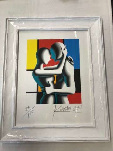 cornice argento moderna - corniceria artigianale Feeling at home - cornice Bianca Lucida Moderna