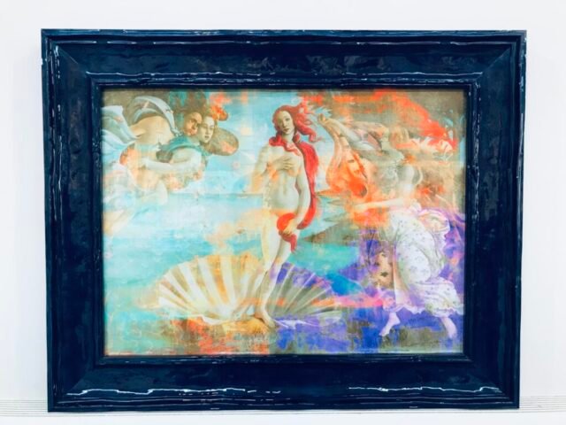 Moderna Blu lucida sagomata