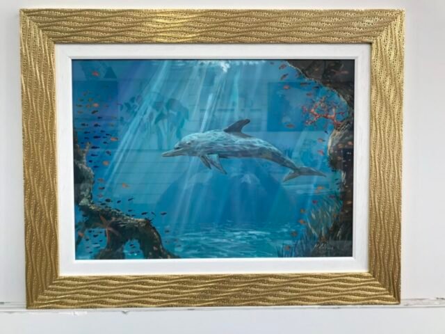 cornice argento moderna - corniceria artigianale Feeling at home - cornice Moderna piatta decorata oro 9 mc