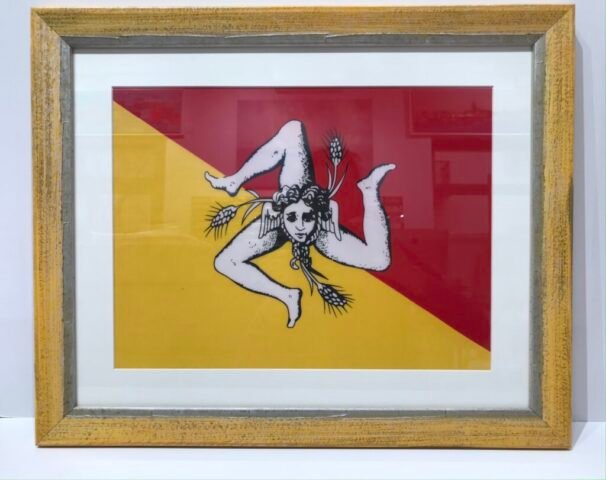 Sfumata Gialla filo argento invecchiato